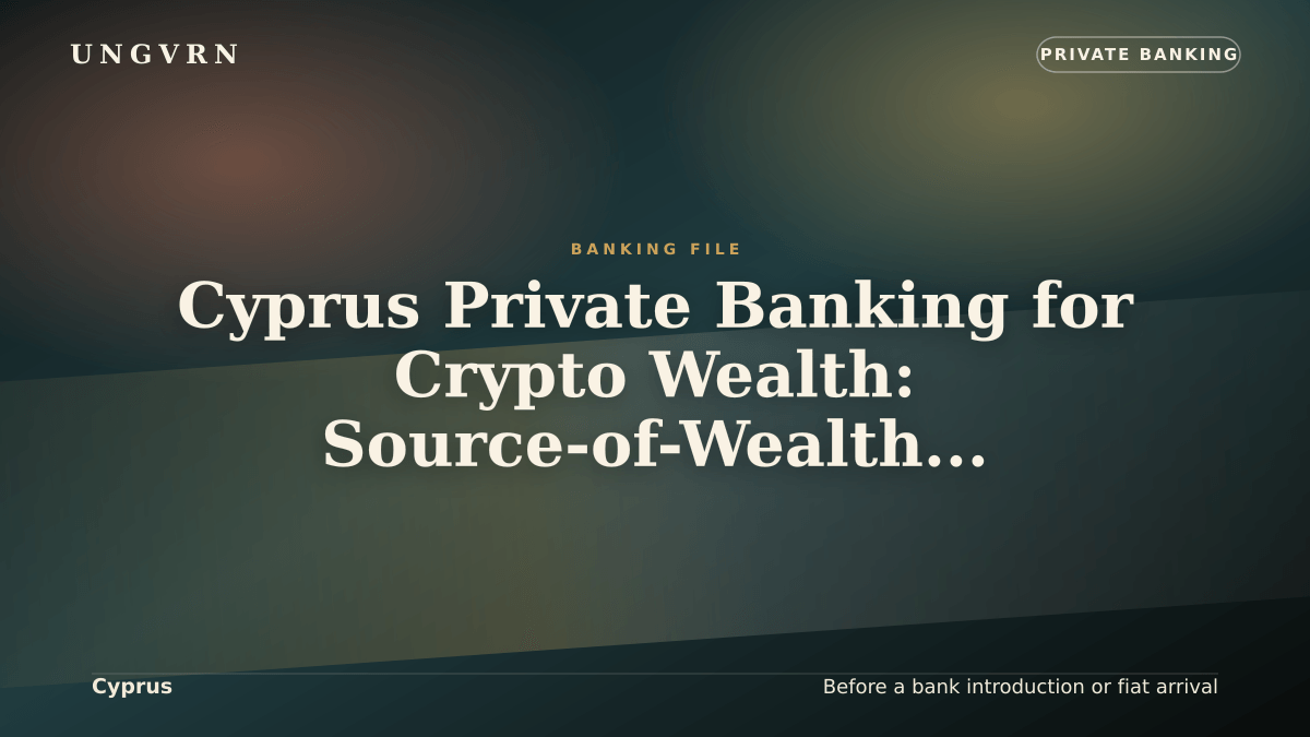 Cinematic article cover for Cyprus Private Banking for Crypto Wealth: Source-of-Wealth and Account Readiness